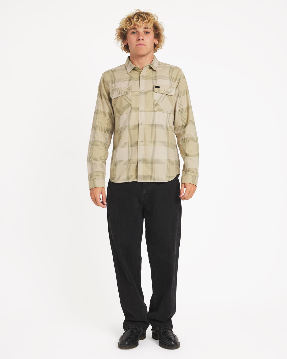 Mens Thatll Work Flannel Long Sleeve Shirt