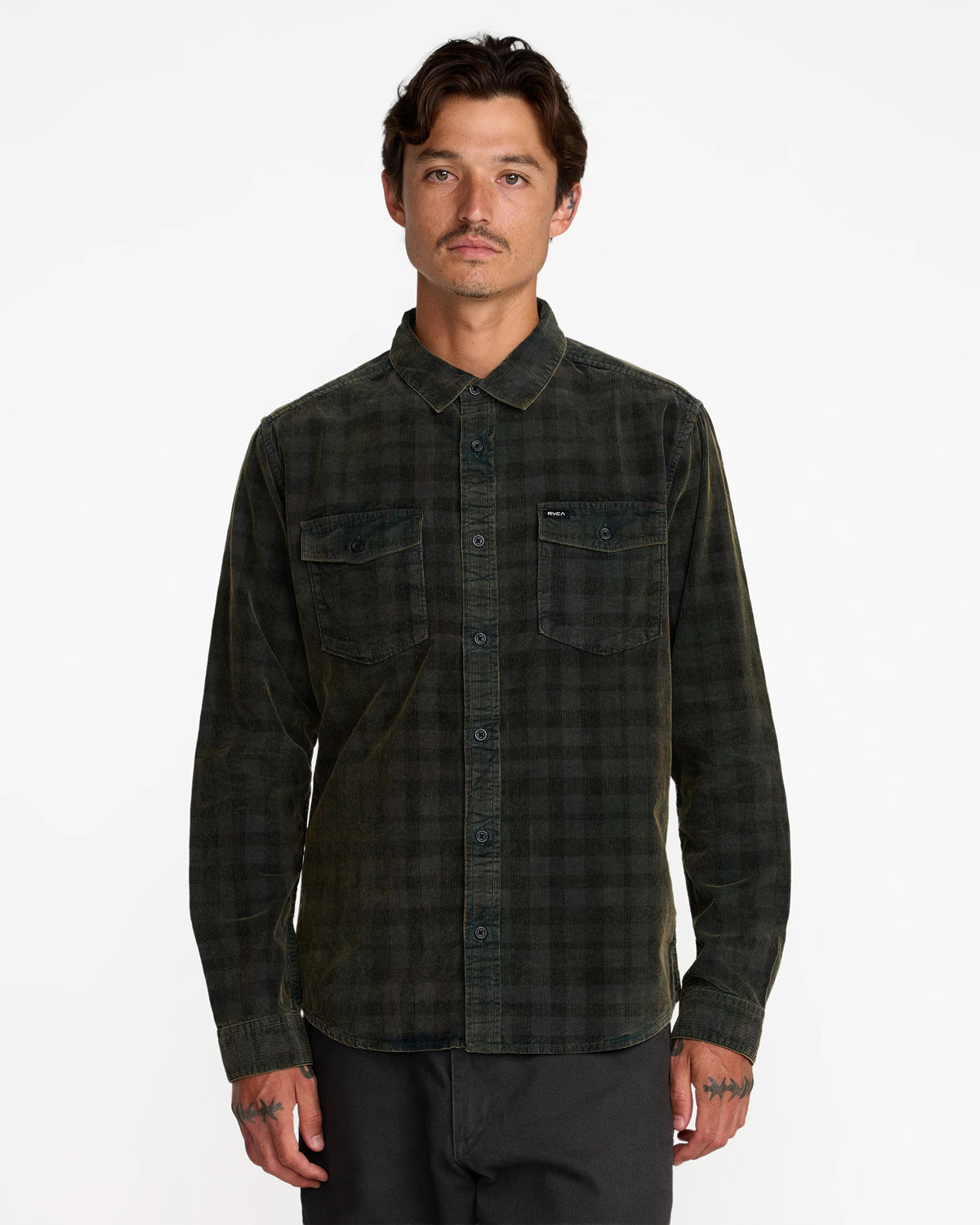 Mens Artifice Cord Long Sleeve Shirt