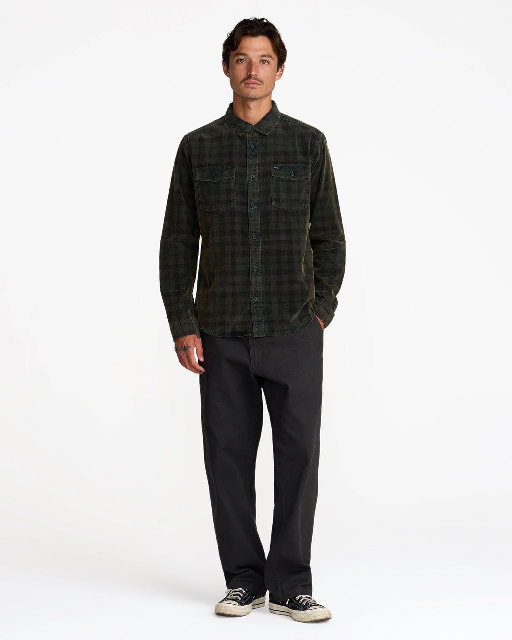 Mens Artifice Cord Long Sleeve Shirt