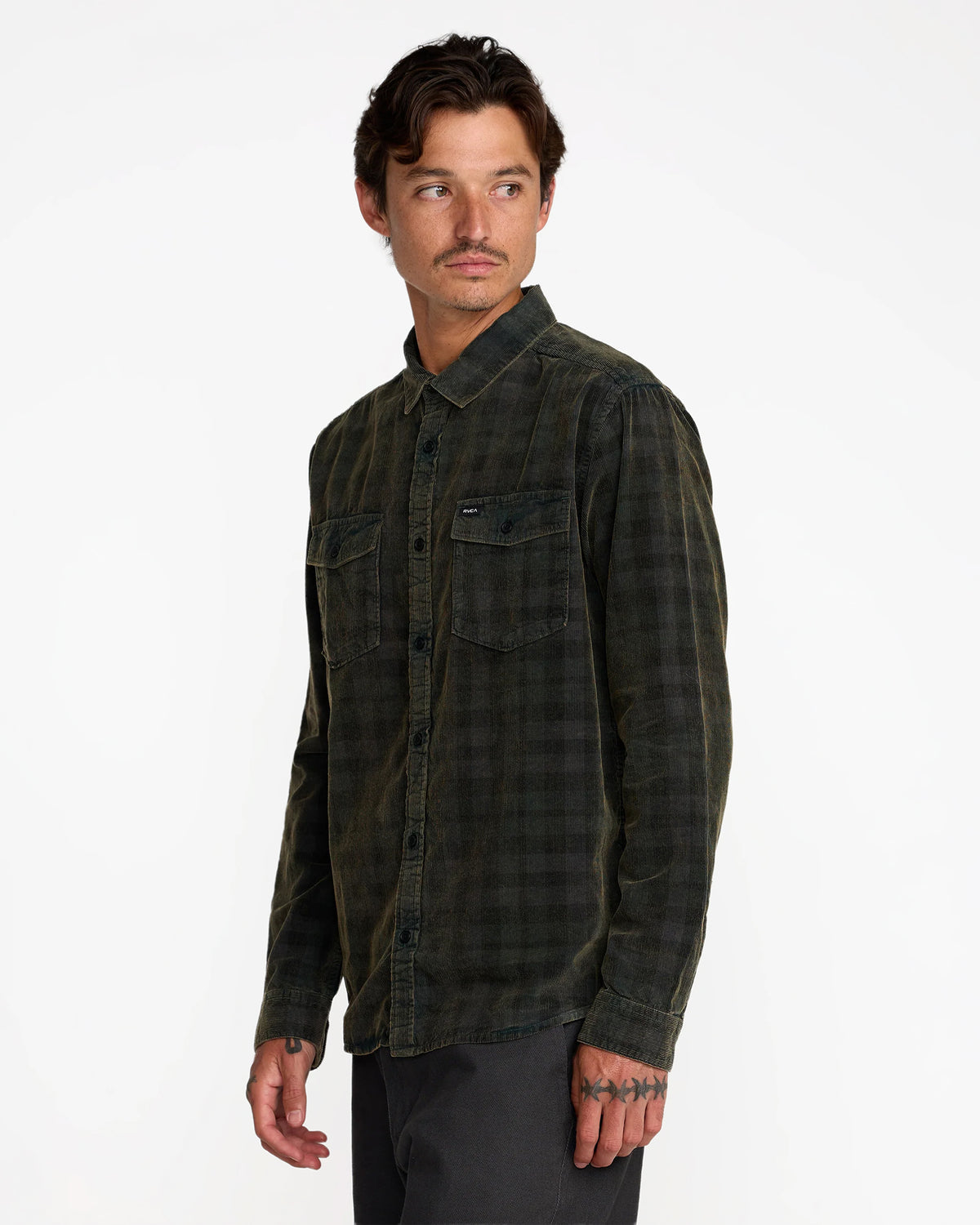 Mens Artifice Cord Long Sleeve Shirt