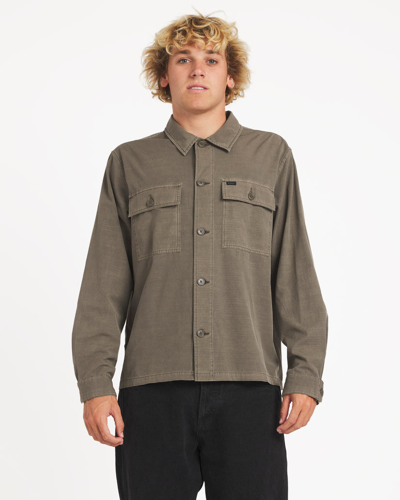 Mens Coas Over Long Sleeve Shirt