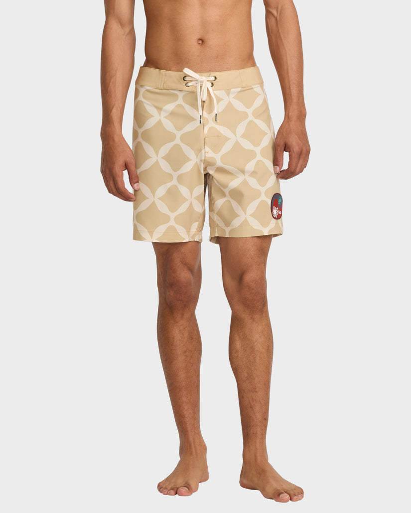 Mens LA Ornament 17" Boardshorts
