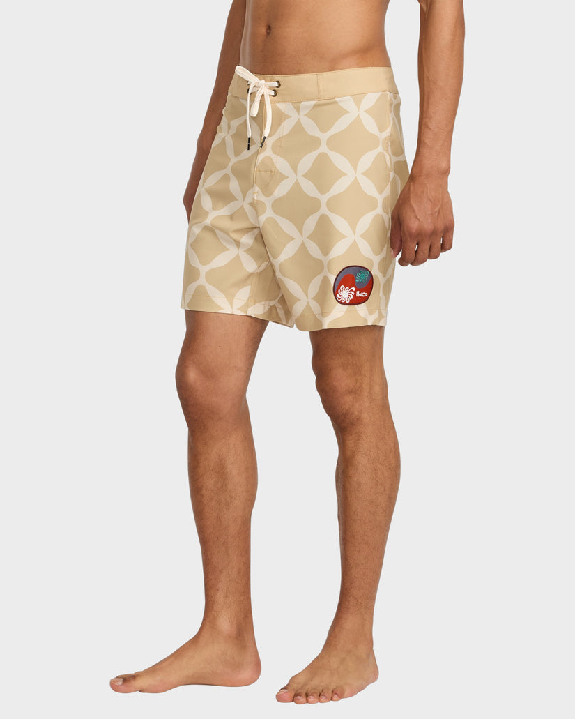 Mens LA Ornament 17" Boardshorts