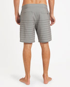 Mens Steady Stripe 18" Boardshorts