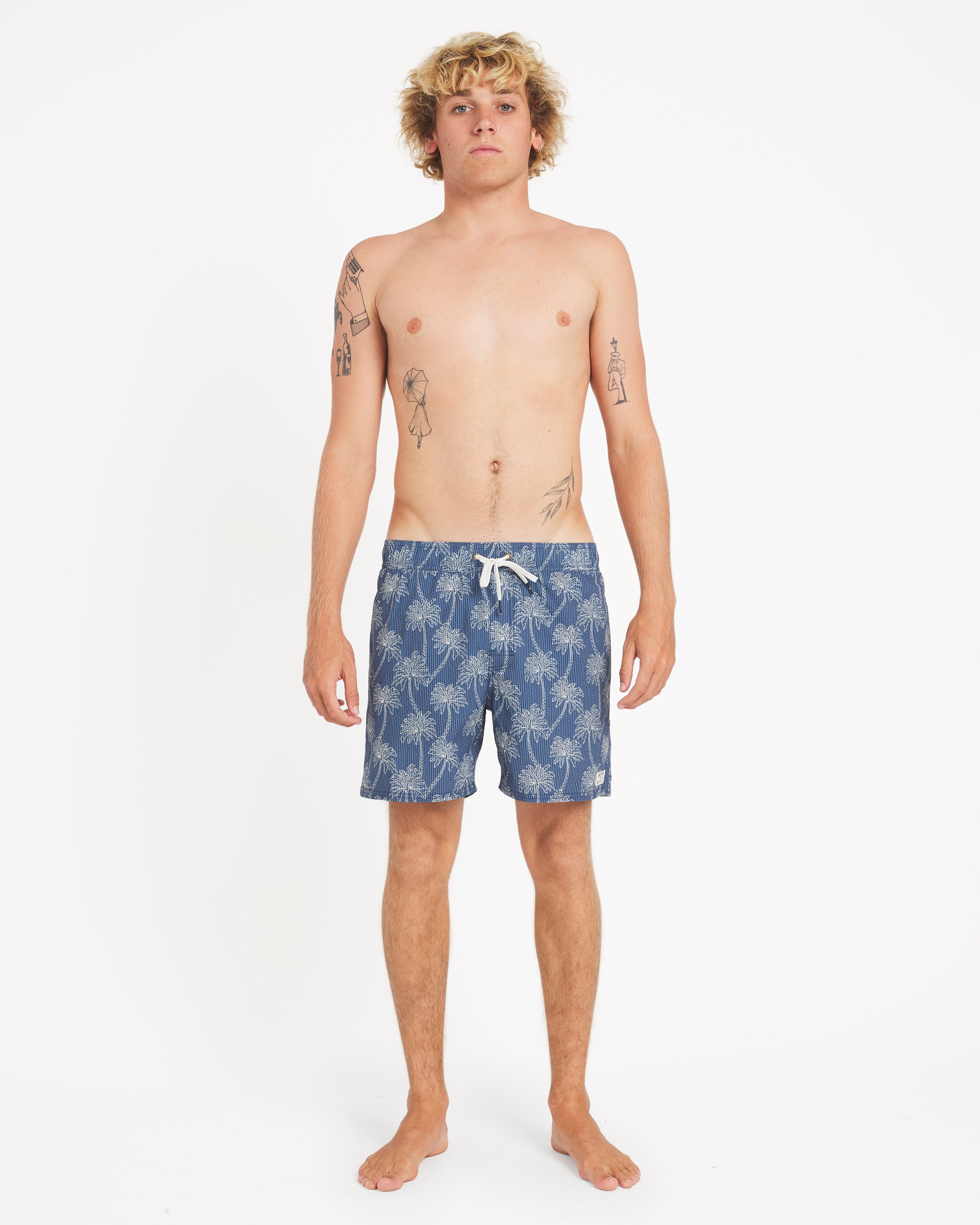 Mens Exotica Elastic 2 16" Swim Shorts