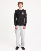 Mens Big RVCA Glitch Long Sleeve T-Shirt