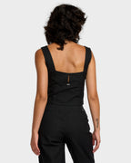 Womens Boonie Buttin Thru Tank Top