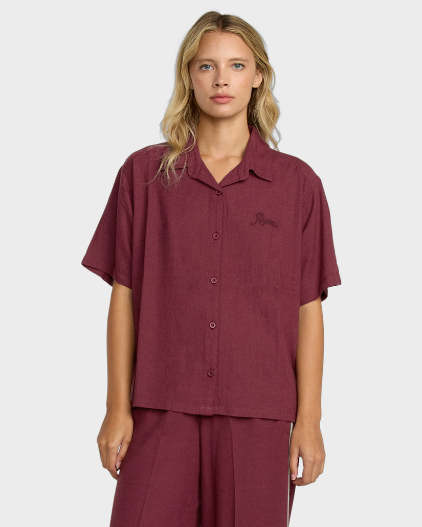 Womens Syd Stripe Short Sleeve Shirt