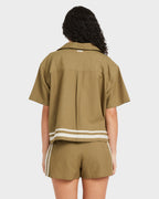 Womens Mel G Button Down Short Sleeve Shirt