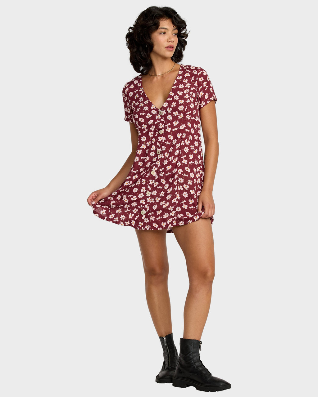 Womens Understated Midi Dress