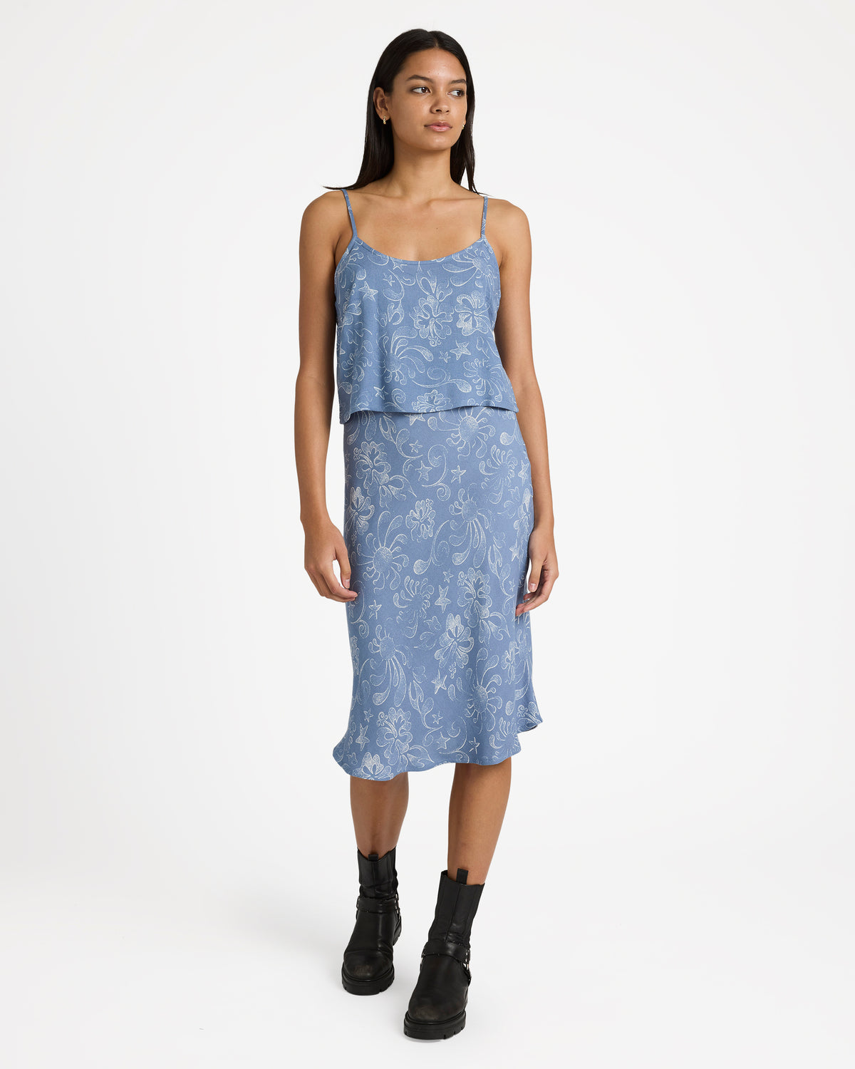 Womens Sub Aloha Midi Skirt