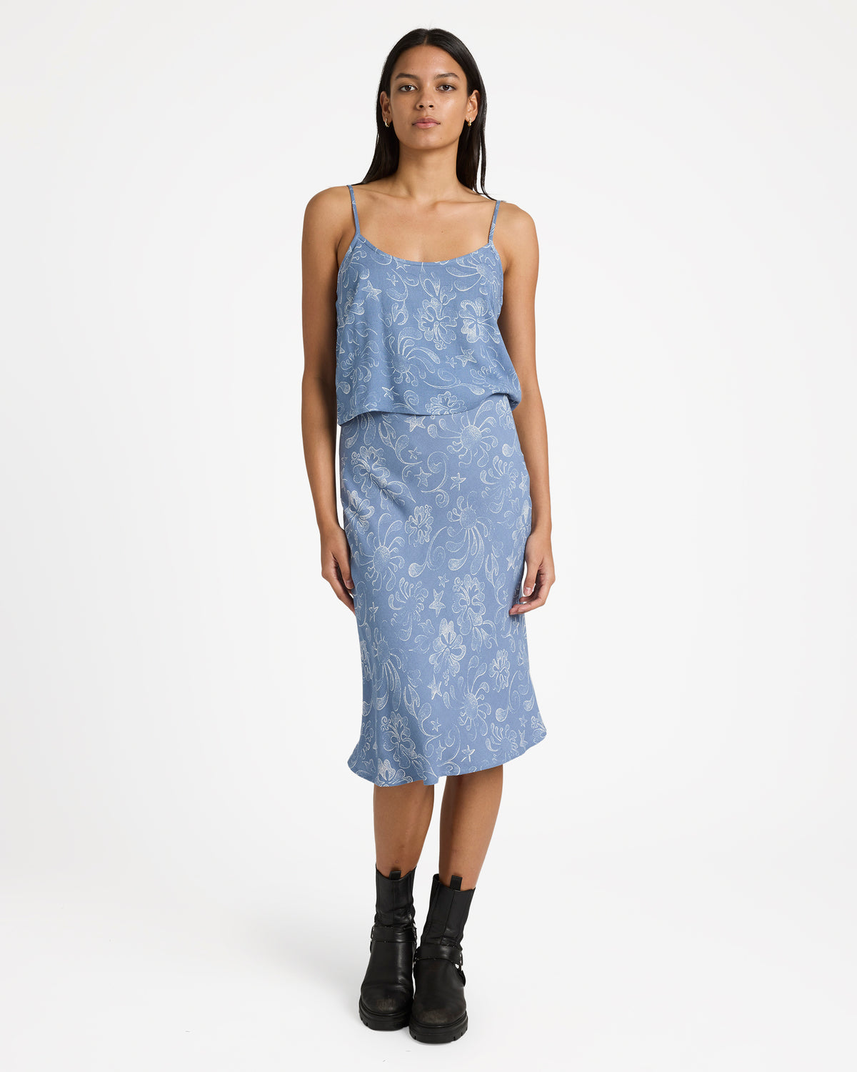 Womens Sub Aloha Midi Skirt