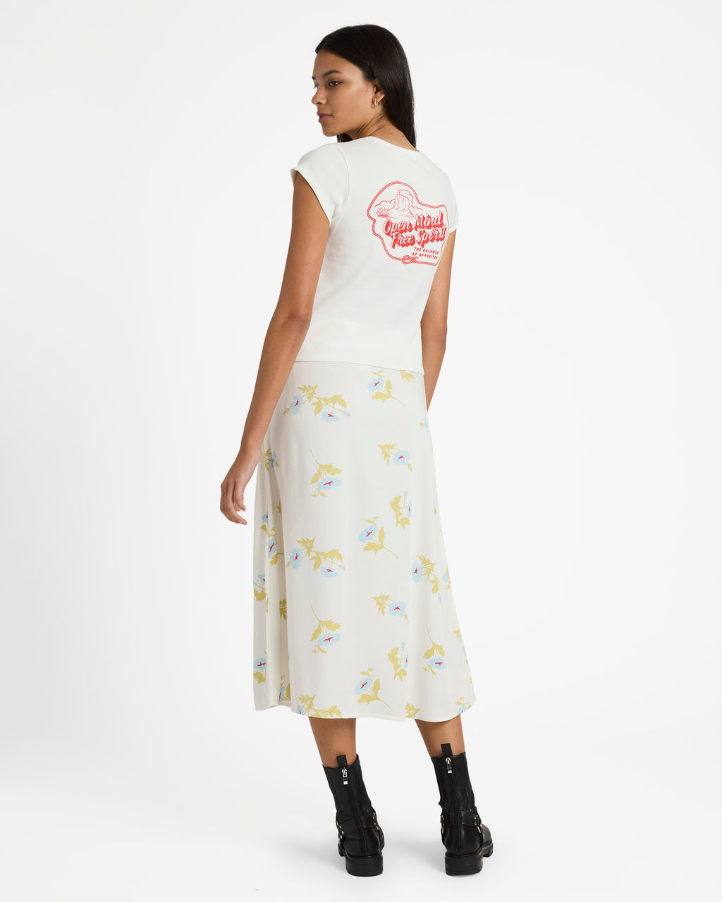 Womens Annika Midi Skirt