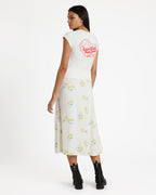 Womens Annika Midi Skirt