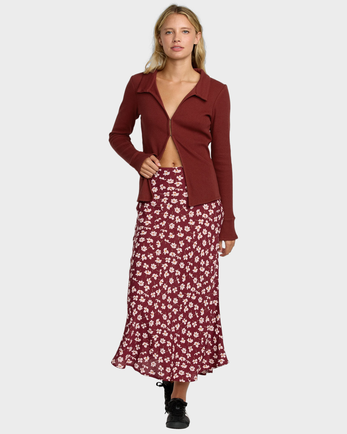 Womens Annika Midi Skirt