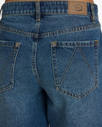 Womens Long Beach Denim Shorts