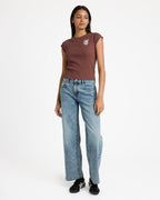 Womens Ribbed Slim T-Shirt