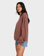 Womens RVCA Pocket Crew Neck