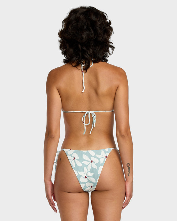 Womens Good Thing Coming Knotted Tri Bikini Top