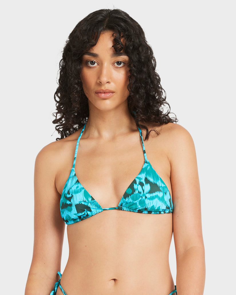 Womens Deep Waters Triangle Bikini Top