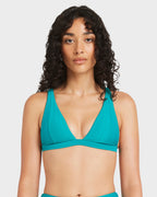 Womens Pucker Fixed Tall Bikini Top