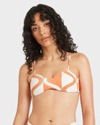Womens Mind Map Reversible Bralette Bikini Top