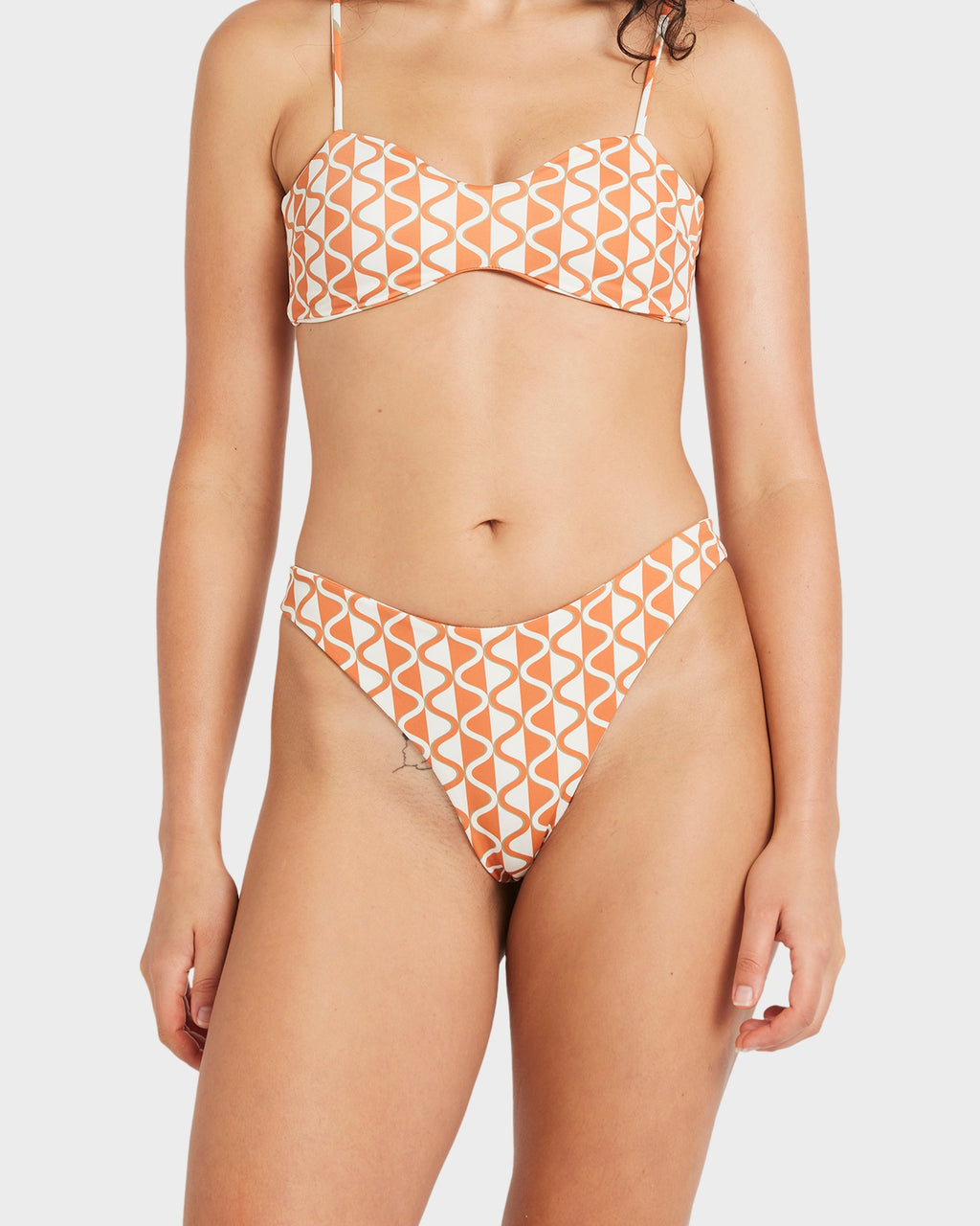 Womens Mind Map Reversible Skimpy Bikini Bottom