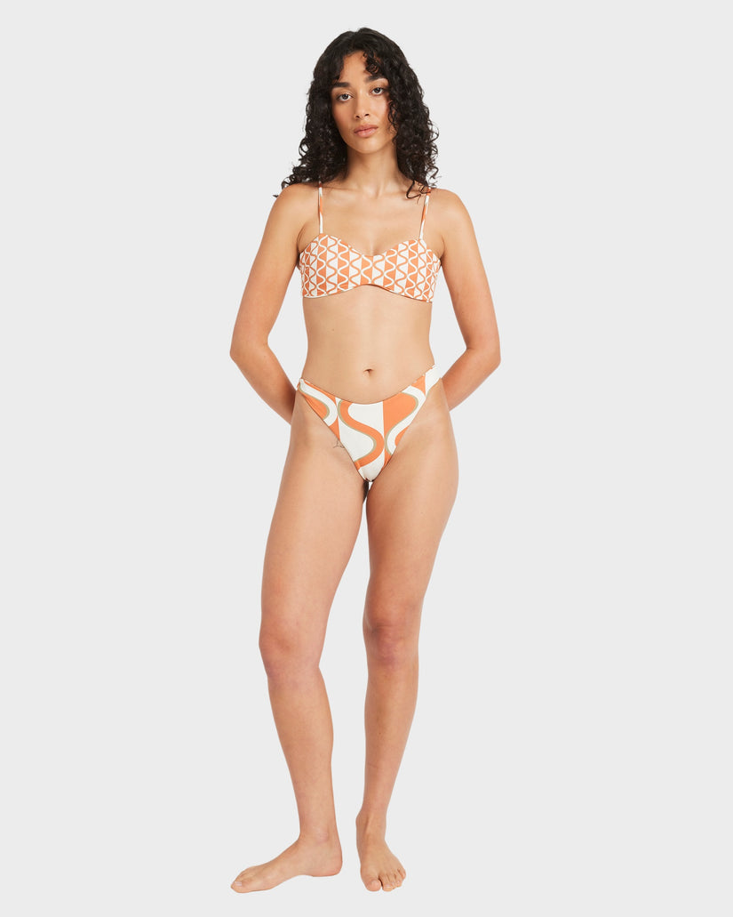 Womens Mind Map Reversible Skimpy Bikini Bottom