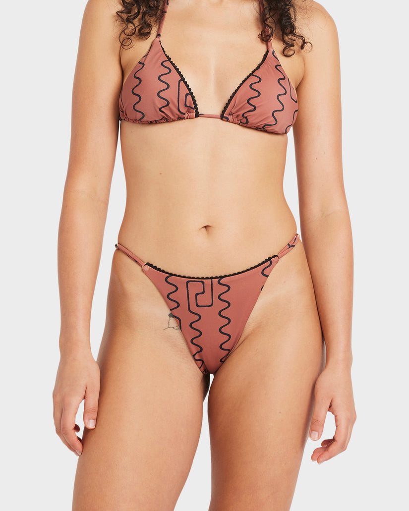 Womens Thought Pattern Bikini Bottom