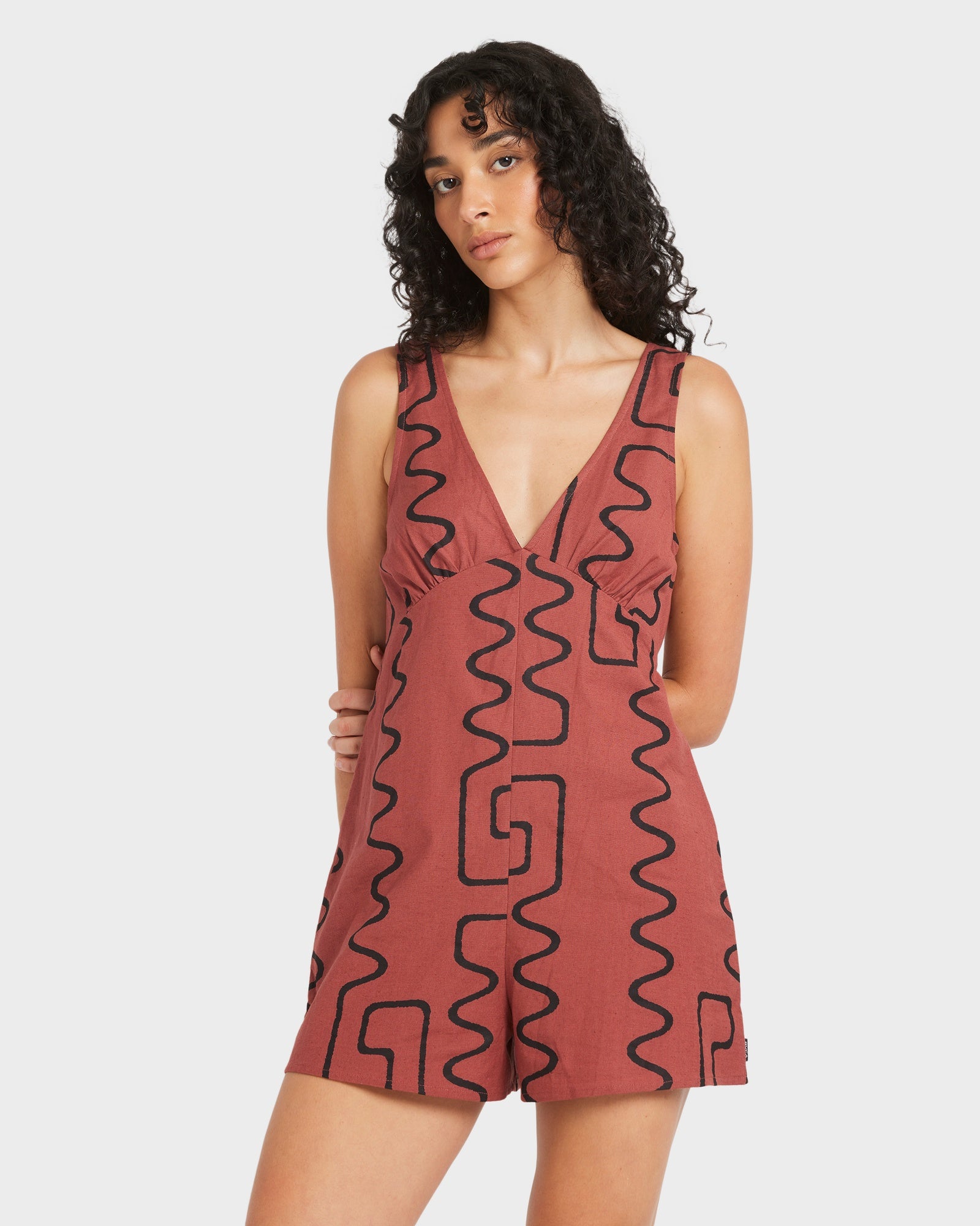 Womens Sunnie Jumper Cover Up Romper Womens Sunnie Jumper Cover Up Romper