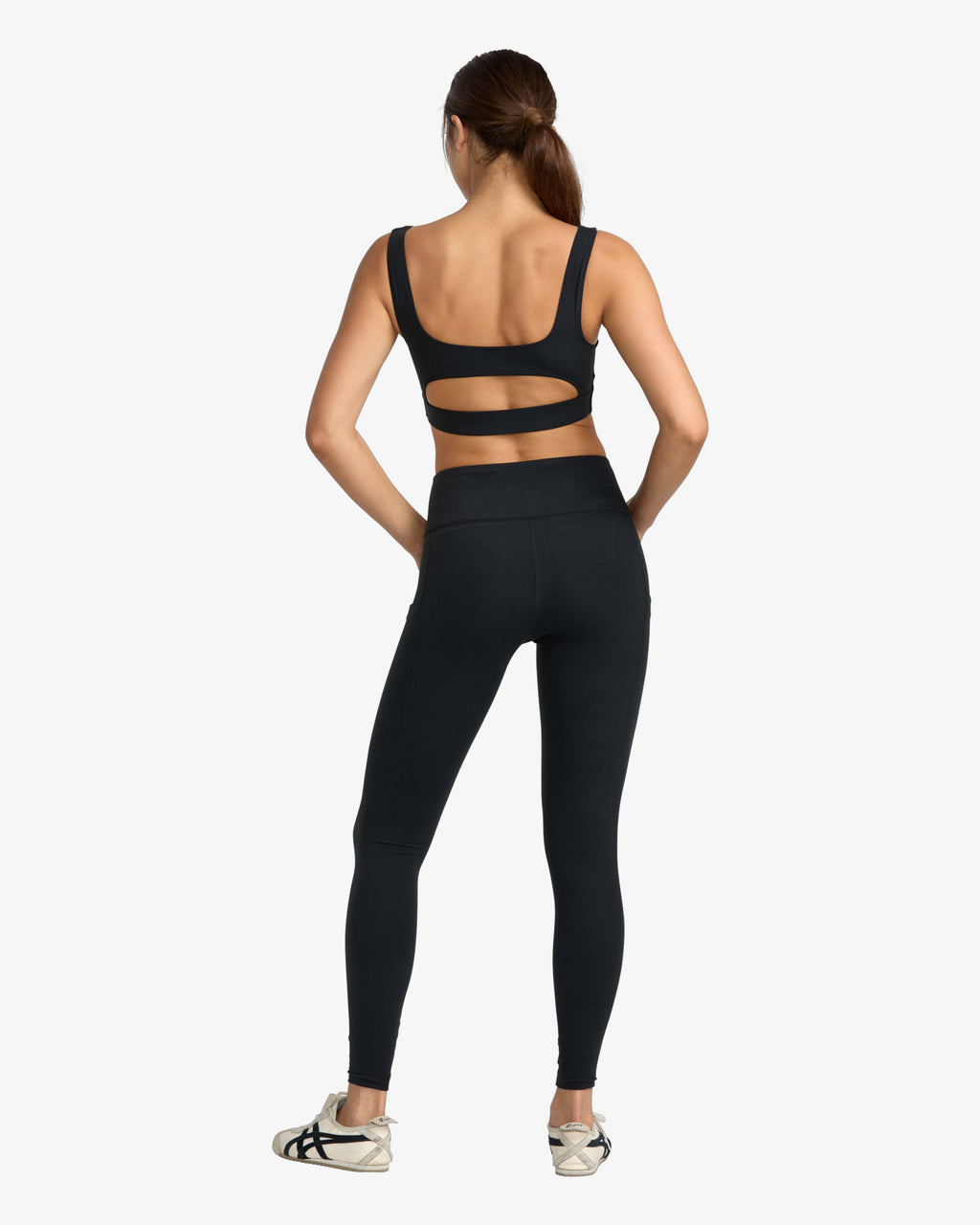 Womens VA Square Neck Sports Bra