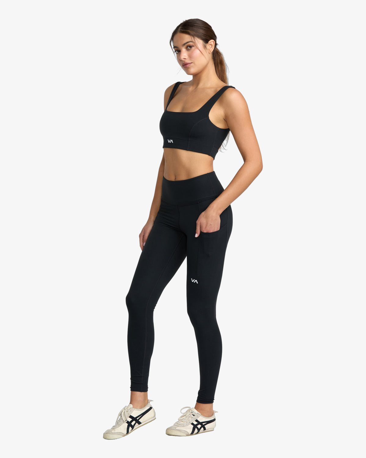 Womens VA Square Neck Sports Bra