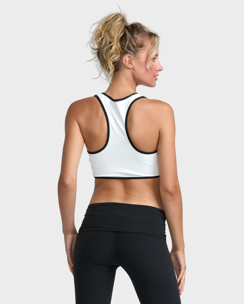 Womens Aren Zip Up Sports Bra
