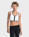 Womens Aren Zip Up Sports Bra