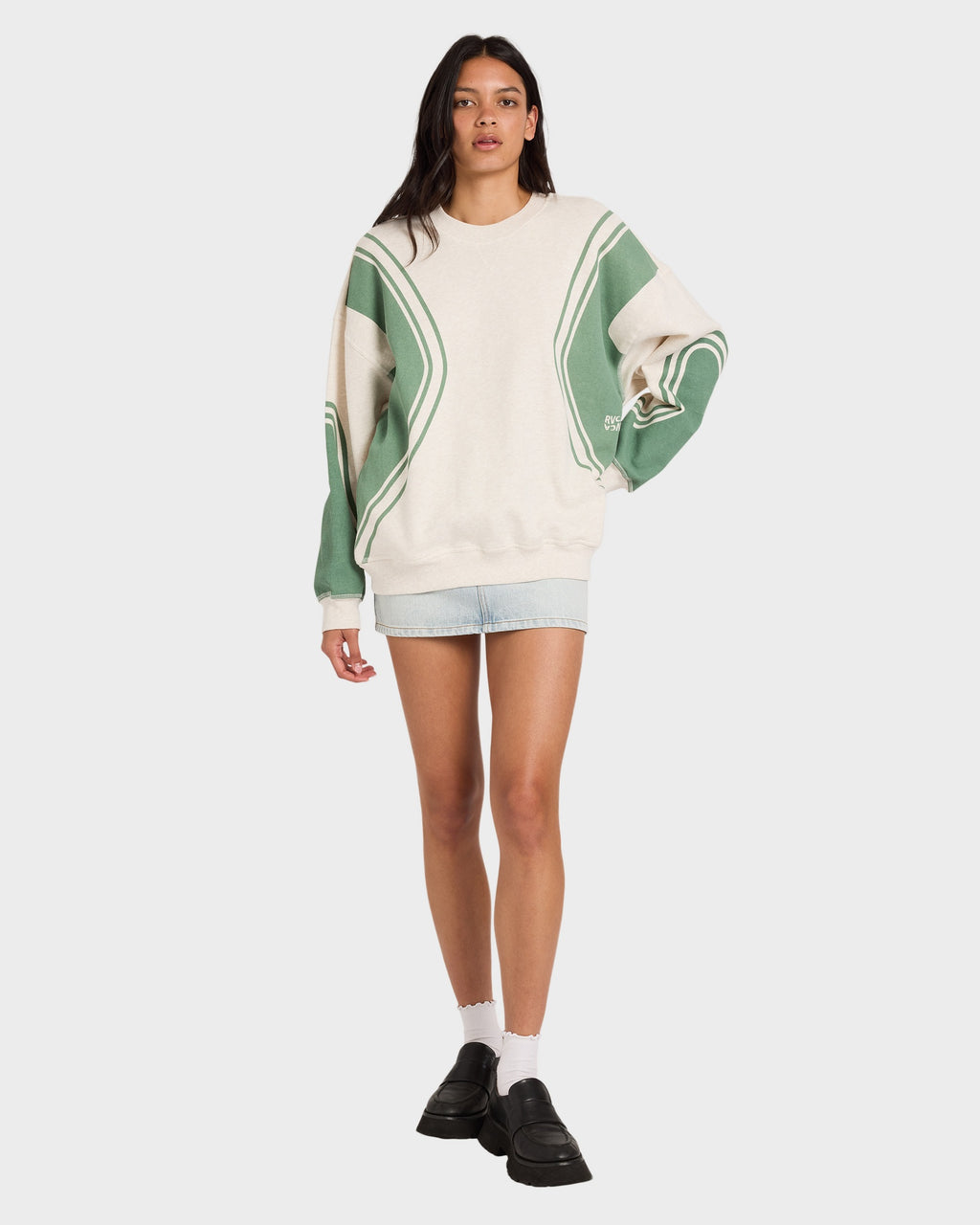 Womens Luck Off Pullover Crew Neck