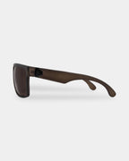 Onyx Matt Translucent Brown Polarised Sunglasses