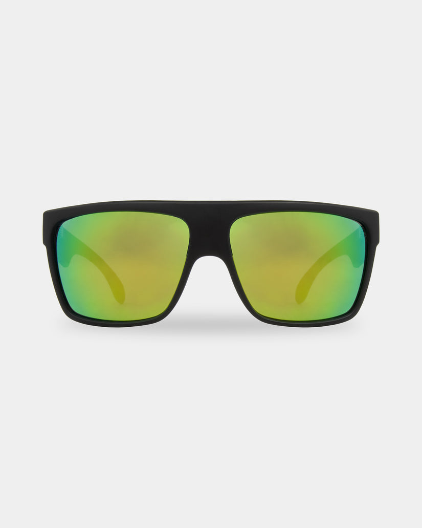 Mens Onyx Matt Black Grey Iridium Polarised Sunglasses