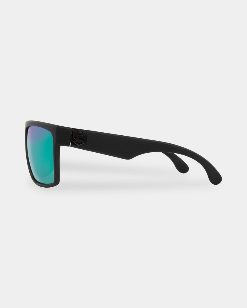 Mens Onyx Matt Black Grey Iridium Polarised Sunglasses