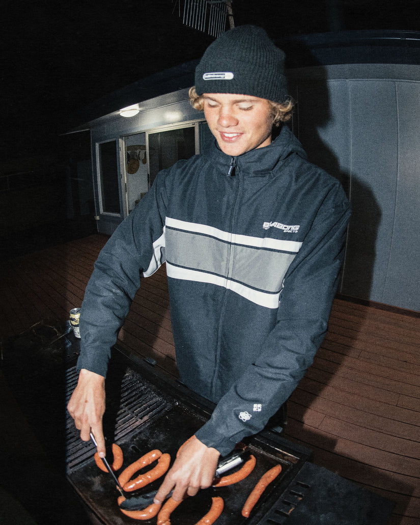 Mens Fluid 2K Hooded Bomber