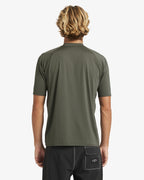Mens Boxed Arch Short Sleeve Rash Vest