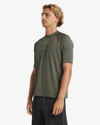 Mens Boxed Arch Short Sleeve Rash Vest