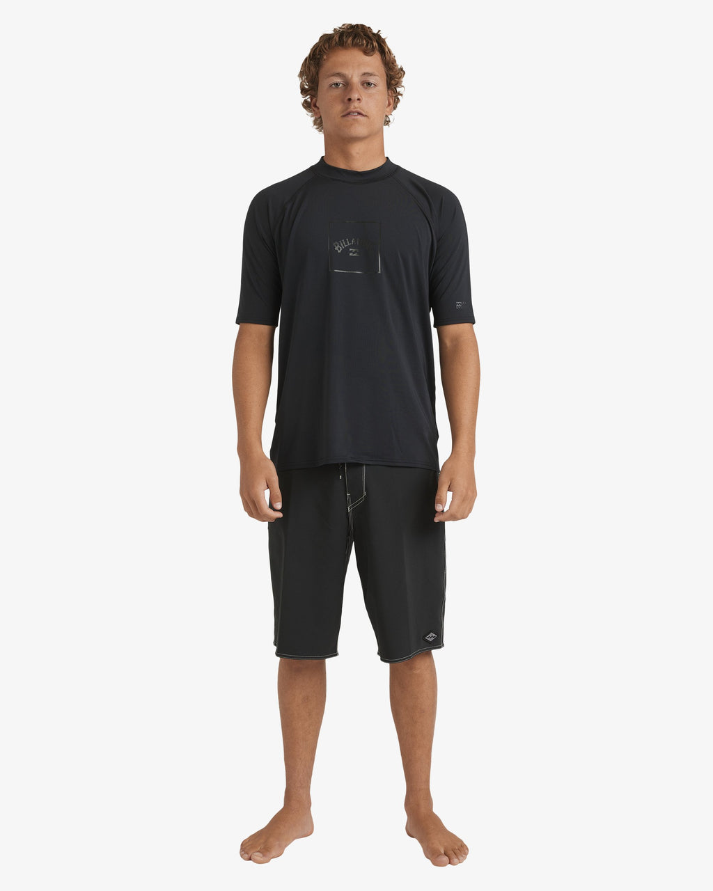 Mens Boxed Arch Short Sleeve Rash Vest