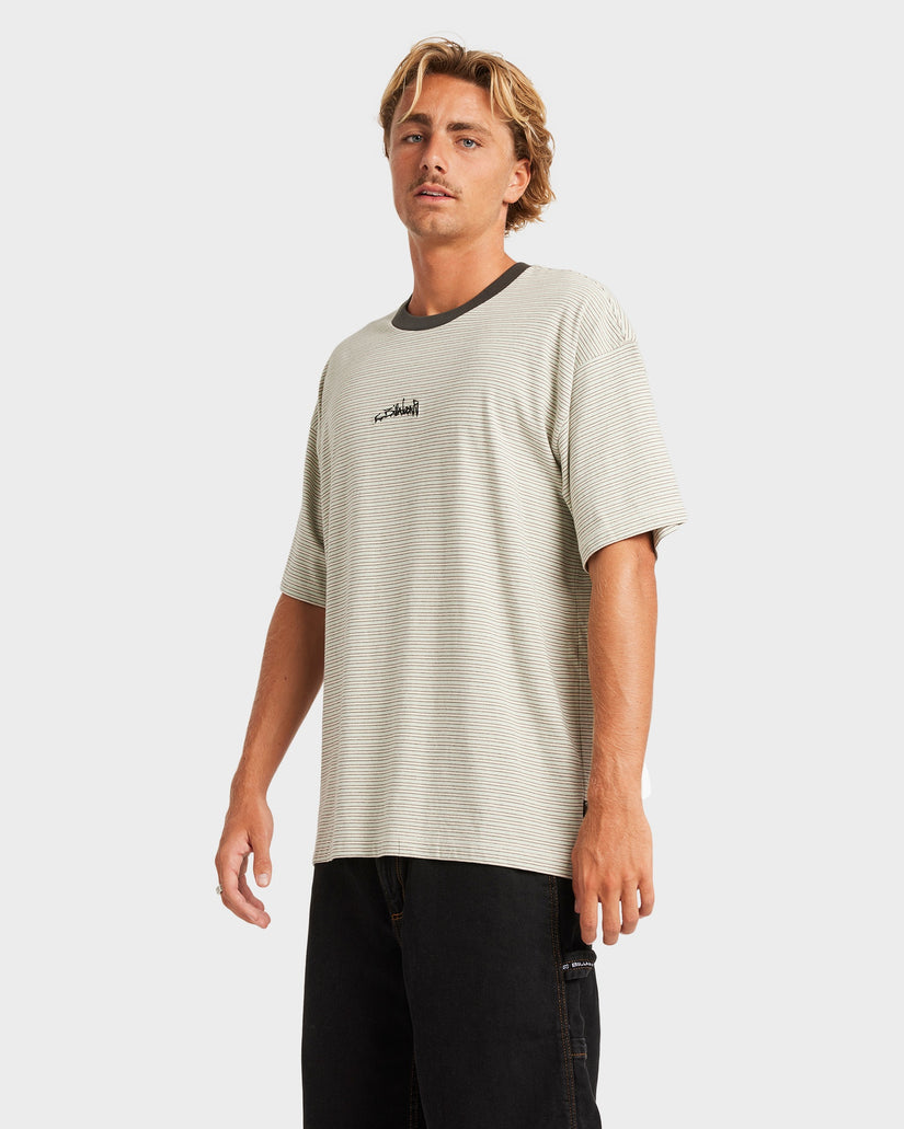 Mens Absence Stripe T-Shirt