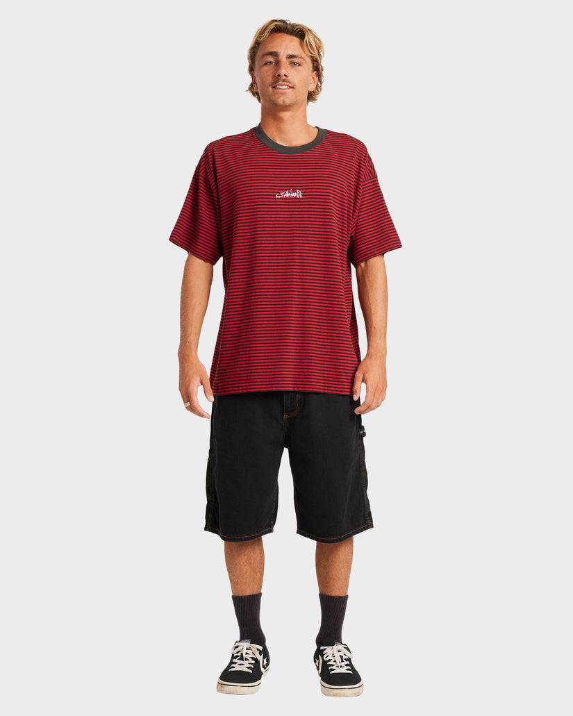 Mens Absence Stripe T-Shirt