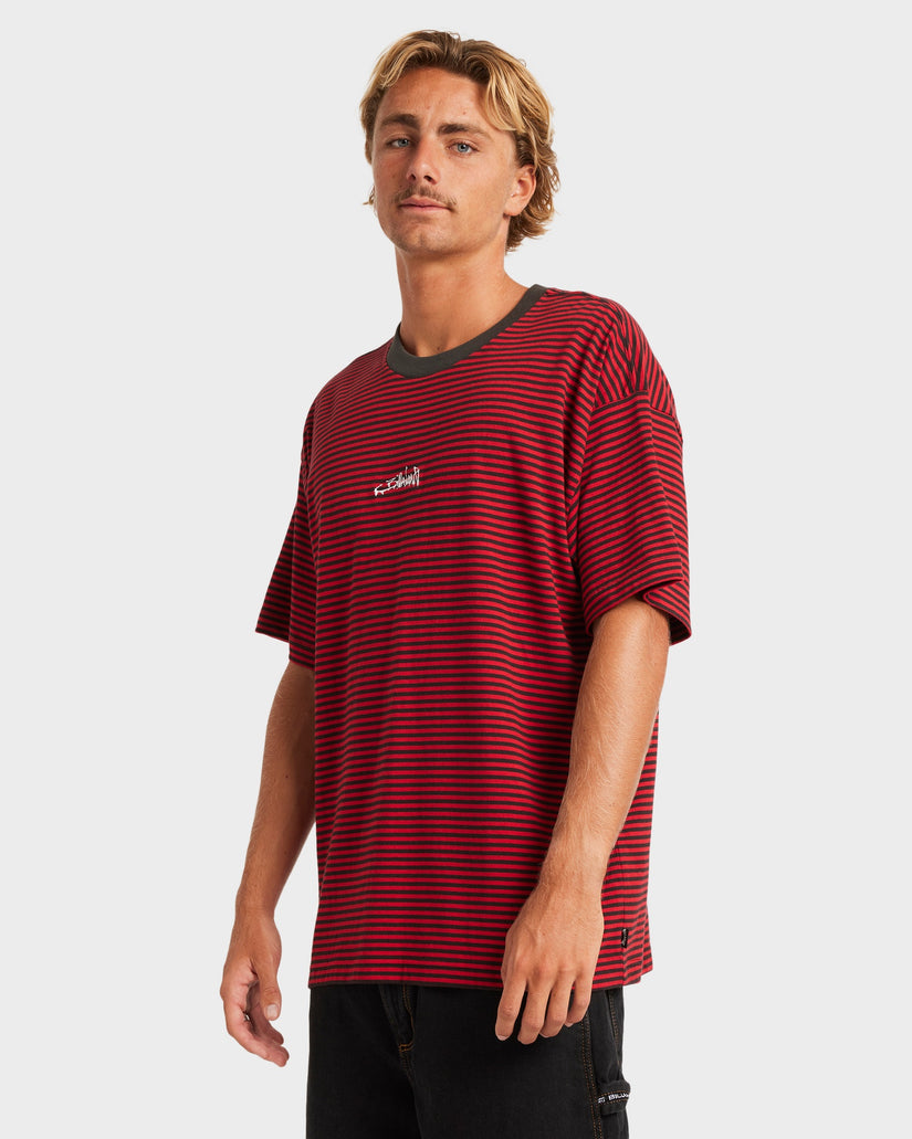 Mens Absence Stripe T-Shirt