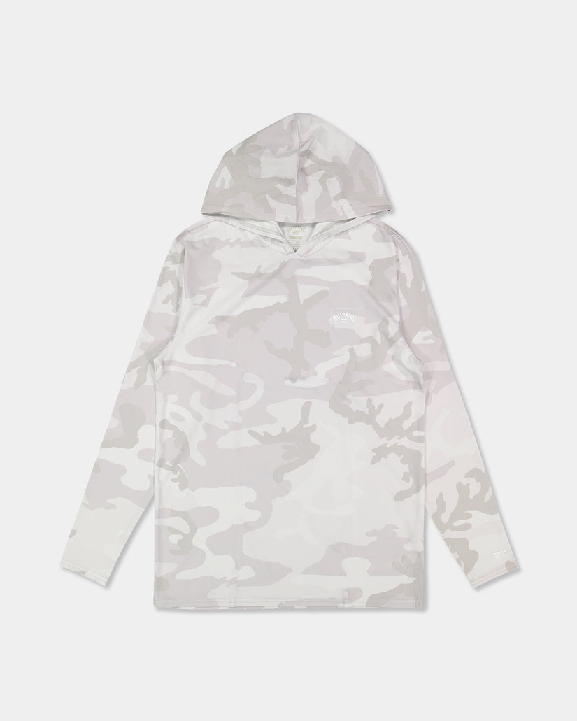 Mens Arch Mesh Hooded Long Sleeve Rash Vest