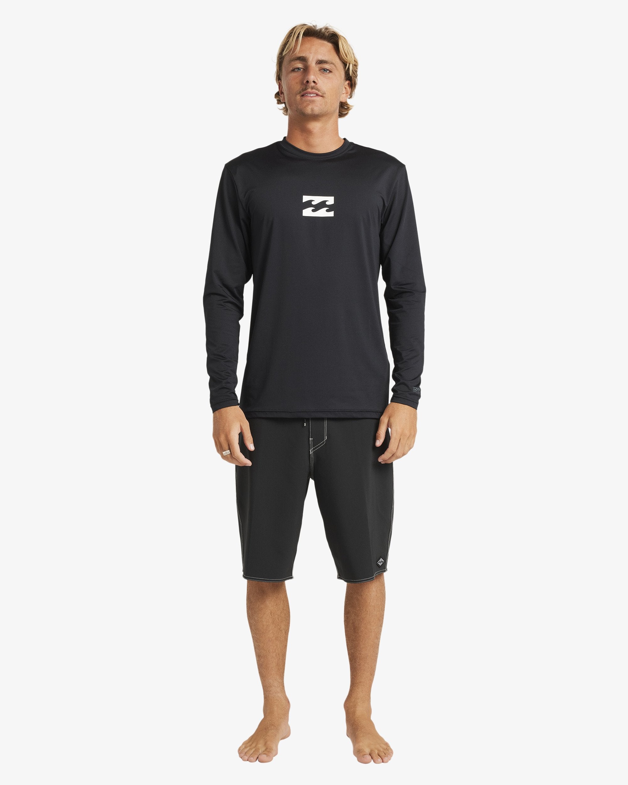 Mens All Day Wave Long Sleeve Rash Vest