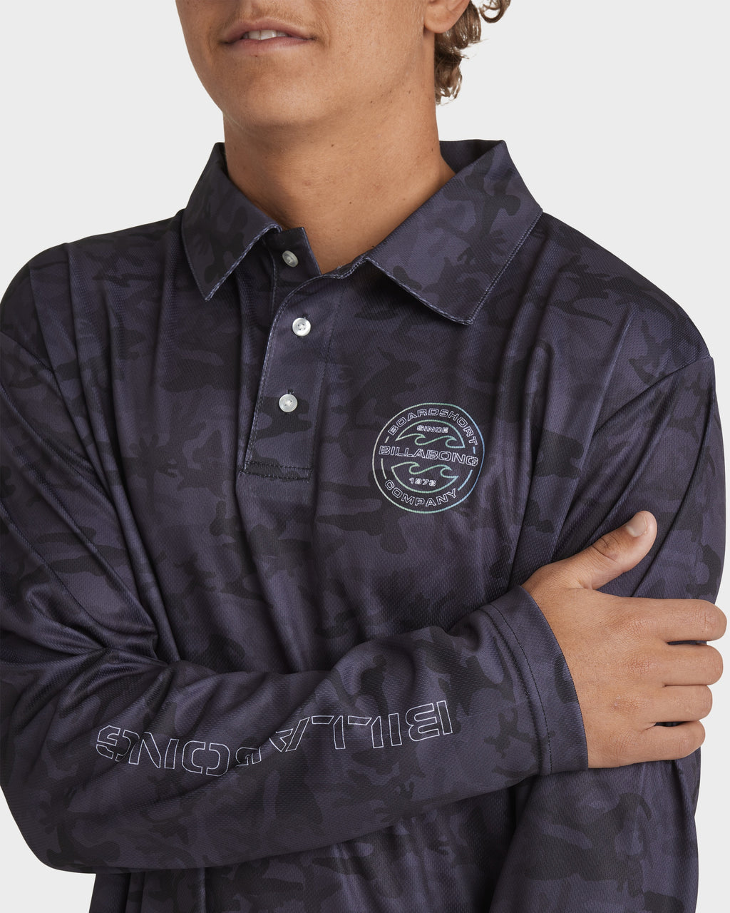 Mens Fisho Long Sleeve Surf Shirt