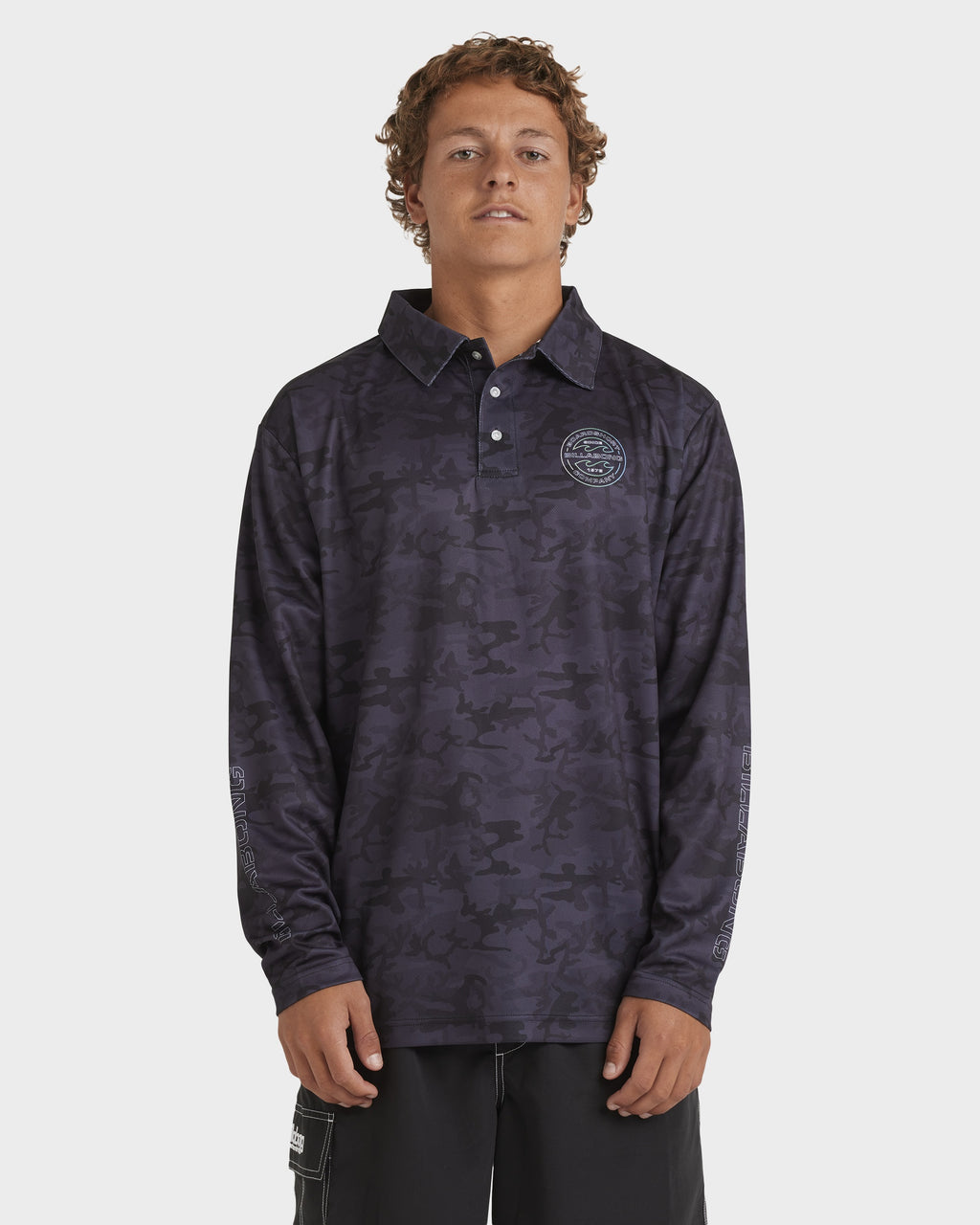 Mens Fisho Long Sleeve Surf Shirt