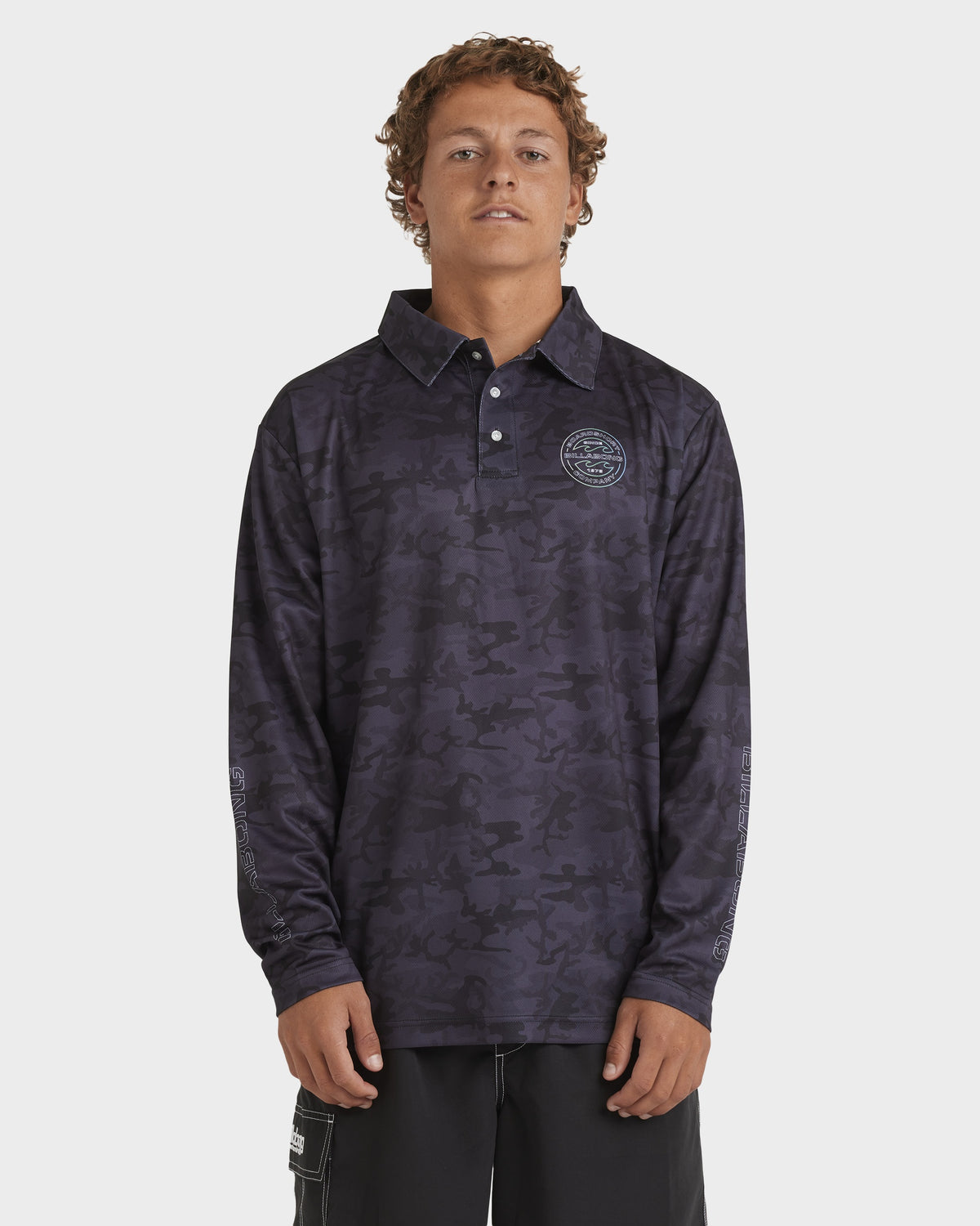 Mens Fisho Long Sleeve Surf Shirt